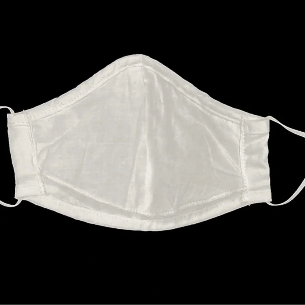 Little girls adjustable wedding face mask